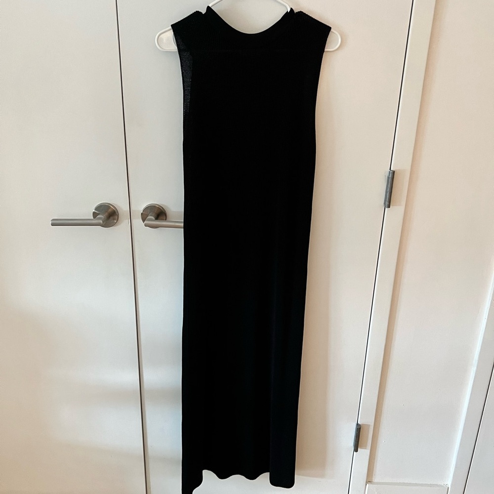 The Row Knit Sleeveless Black Dress - Picture 4 of 4